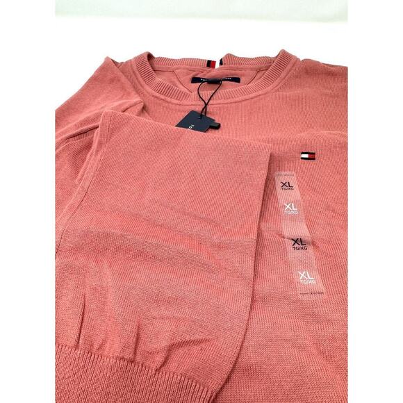 Tommy Hilfiger Men's Signature Solid Crewneck Pullover Sweater, Size XL - Picture 7 of 8